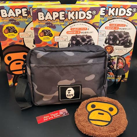 bape sling bag original vs fake|bape bookbags with lunch boxes.